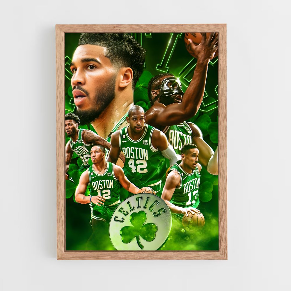 Poster Boston celtics – affiche Basketball (vue 4)